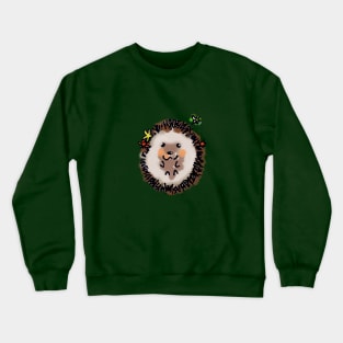 adorable hedgehog Crewneck Sweatshirt